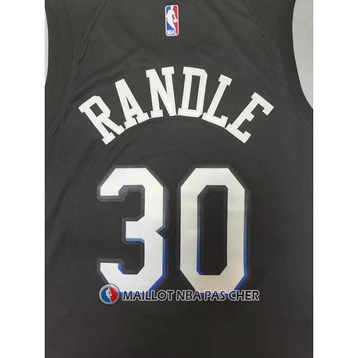 Maillot New York Knicks Julius Randl Ville 2020-21 Noir